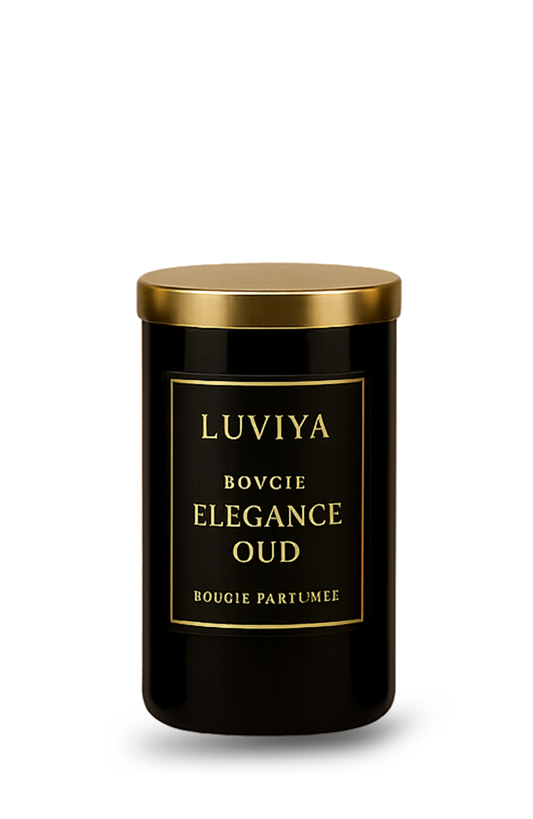 Bougie Élégance oud / noir
