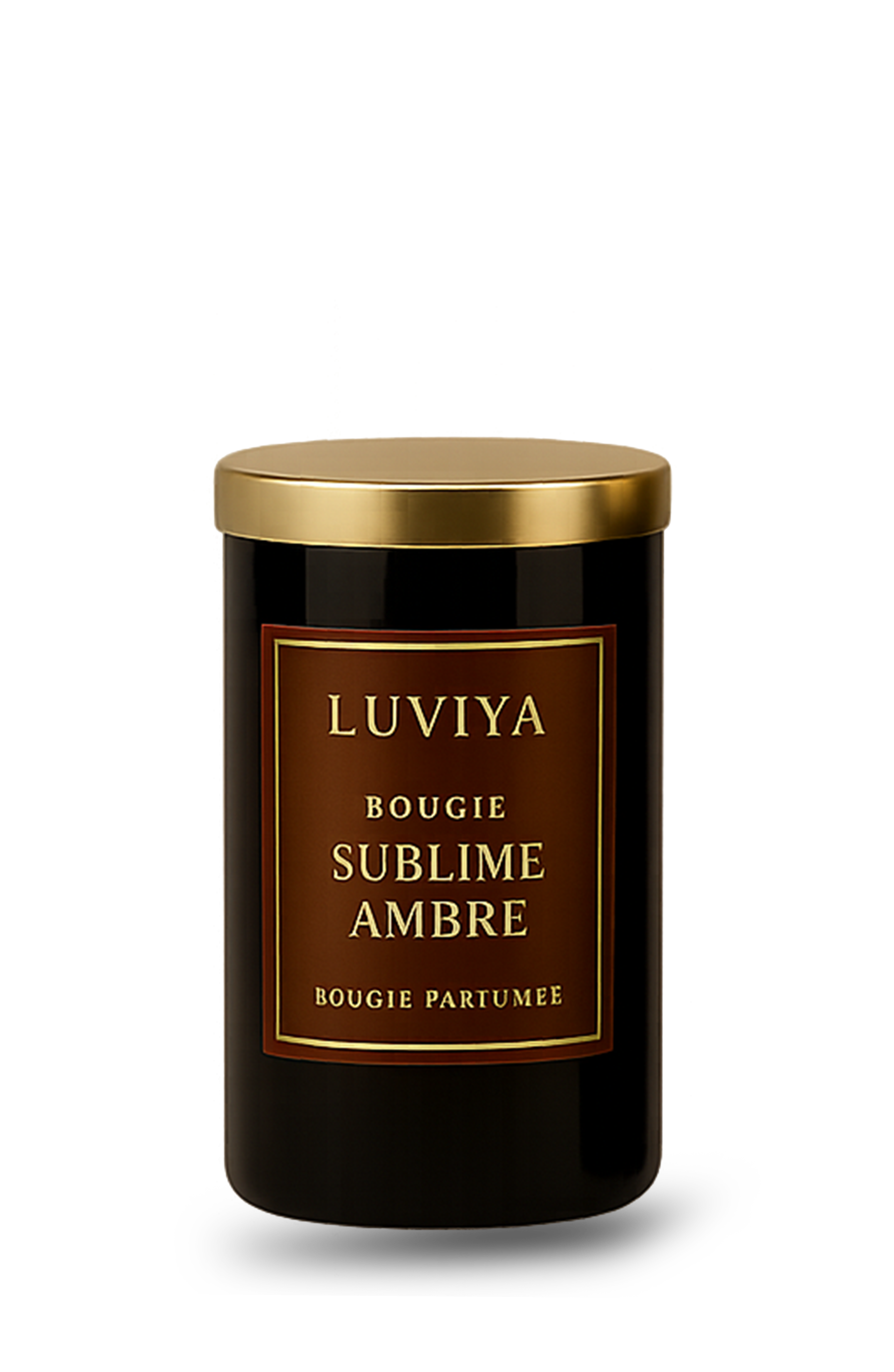 Bougie Sublime ambre / marron